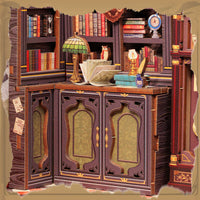 
              Casita Miniatura, OWL BOOKSTORE, Wooden, Handmade Kit
            