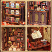 
              Casita Miniatura, OWL BOOKSTORE, Wooden, Handmade Kit
            