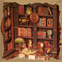 
              Casita Miniatura, OWL BOOKSTORE, Wooden, Handmade Kit
            