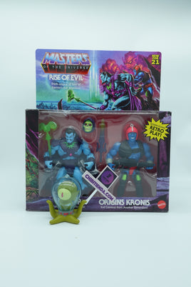 Masters of the Universe. Keldor y Kronis. Rise of Evil. Origins Kronis. Mattel. 2 pack